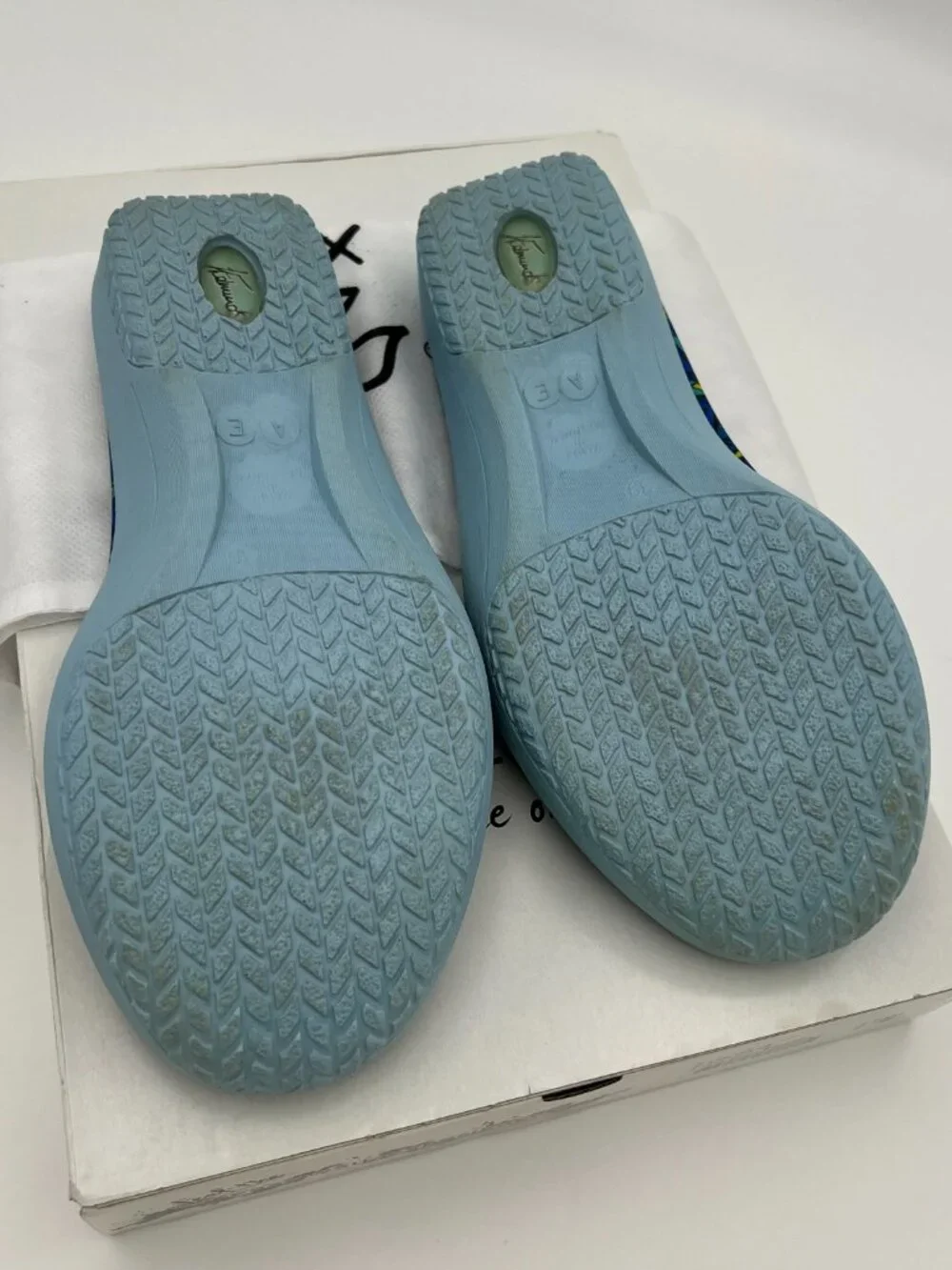 Like New Arcopedica Lolita Flats Artist Edition in blues size 39 or 8.5
